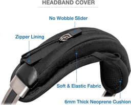 Hoofdband Kussenhoes voor Over-Ear Koptelefoon 6mm Dik Anti-Druk Slijtvast Universeel — thumbnail 4