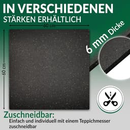 Trillingsdempend Onderstel voor Wasmachine en Droger | Zwarte Rubberen Antislipmat — thumbnail 5