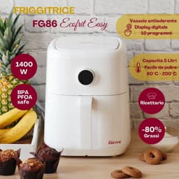Airfryer 5L – Heteluchtfriteuse met 6 Programma's en Timer – Gezond Frituren — thumbnail 5