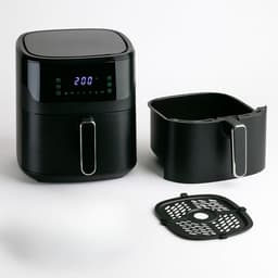 Aurixi® Airfryer xl - Airfryer xxl - Heteluchtfriteuse - 6 Liter - Timer tot 60 Minuten- Zwart - ‎39cm x 29cm x 34cm — thumbnail 7
