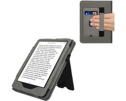 E-reader Hoes - Flip Hülle met Handschlaufe - Opgehende Zon Grijs