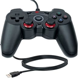 Schwaiger USB Gaming Controller Gamepad Pad 2x Vibration voor PC PS3 Android TV — thumbnail 2