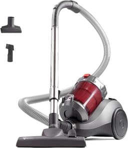 Aurixi® Steelstofzuiger met snoer - Steelstofzuiger - Stofzuiger - Rood - ‎40cm x 27cm x 35cm — thumbnail 1