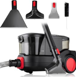 Nexvo® Tapijtreiniger machine - Tapijtreiniger - Tapijtreiniger apparaat - Zwart/Rood - ‎52cm x 28cm x 29cm — thumbnail 1