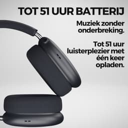Noise Buddies Clarity – Draadloze Koptelefoon met Active Noise Cancelling – 41 Uur Batterij – Space Grey — thumbnail 4