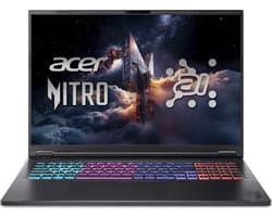 Acer Nitro 18 AI AMD AN18-61-R03X - Gaming Laptop - 18 inch 165Hz - AMD Ryzen AI 7 - 16GB - 512GB SSD - RTX 5060 - Zwart