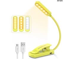 Leeslampje voor Boek - Loeplamp voor in Bed - Lamp met Klem - Functioneel
