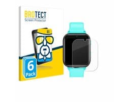 Screenprotector 6 Stuks voor Clleylise Kids Smartwatch 1.7" Beschermglas transparant