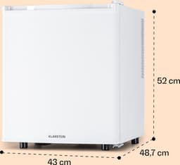 Klarstein Drankkoeler Happy Hour 45 Mini-koelkast - Minibar - Drankenkoelkast - 45 Liter - 26 dB - Wit - voor Bar - Stil - voor Kantoor - Compact - Drankkoelkast Drankenkoeler Beverage Cooler Flessenkoelkast - Hotelkoelkast — thumbnail 14