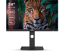 Dahua LM24-P301A QHD IPS Monitor - 75 Hz - USB-C - 24 inch - Inclusief HDMI kabel
