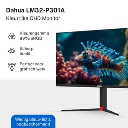 Dahua LM32-P301A - QHD IPS Monitor - 75 Hz - USB-C - 32 inch - Inclusief HDMI kabel — thumbnail 2