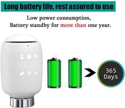 2 Stuks Slimme Radiator Thermostaat - WiFi App Bediening voor Slim Verwarming Systeem — thumbnail 5