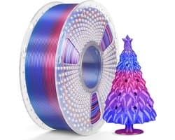 3D Printer Filament - Zijde PLA Plus - Creatief Printen - Snelle Kleurwissel - 1 kg 330 m - Regenboog