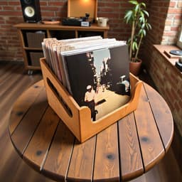 Vinyl organizer | opbergsysteem LP | hout | alfabet | Record verdeler | vinylplaat scheidingsset | vinyl divider | Vintoon — thumbnail 5