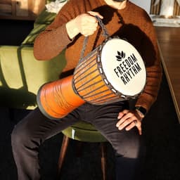 Grote professionele djembe - Freedom Rhythm (hoog) - 50 cm (22 cm diameter) — thumbnail 4