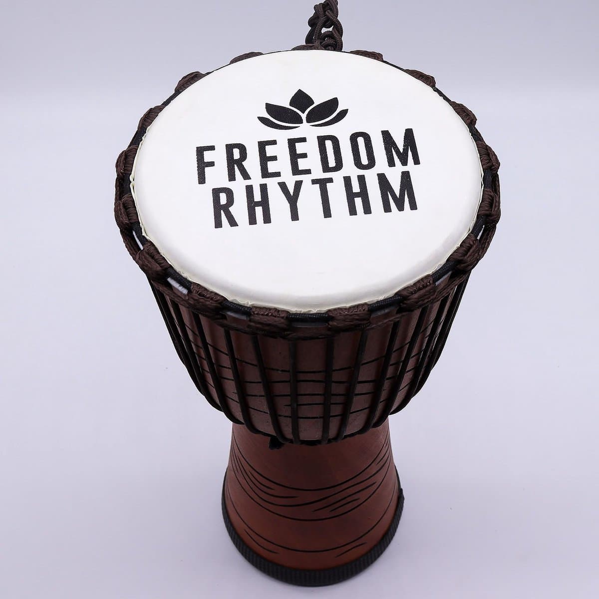 Grote professionele djembe - Freedom Rhythm (hoog) - 50 cm (22 cm diameter) — afbeelding 1