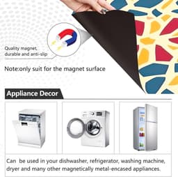 Magnetische Vaatwasser Cover met Geometrisch Design 58x66 cm — thumbnail 5