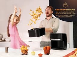 Airfryer XXL 5,7L - Heteluchtfriteuse met Gratis Receptenboek en Handmatige en Automatische Functies — thumbnail 5
