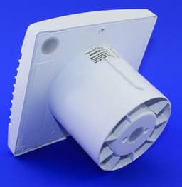 Badkamerventilator 100 mm met Vochtsensor en Timer | Stille Wandventilator Wit — thumbnail 5