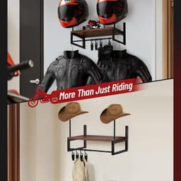 Universele Helm Houder voor Motor & Scooter - Wandmontage Motorhelm & Accessoire Oplossing — thumbnail 5