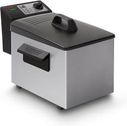 Friteuse - Frituurpan - Lekker Frituren - Cold Zone Technologie - 3 Liter - Grijs — thumbnail 2
