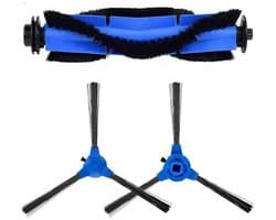 Hoofdborstel en zijborstel Geschikt voor Kyvol Cybovac E20, E30, E31 robotstofzuiger (onderdelen).