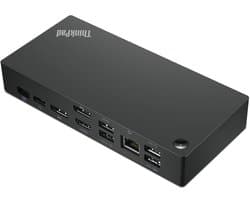Lenovo ThinkPad Universal USB-C Bedraad USB 3.2 Gen 1 (3.1 Gen 1) Type-C Zwart