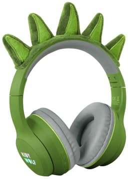 KIDYWOLF KIDYEARS Kinder Koptelefoon Dino – 85dB, Bluetooth & Jack, Opvouwbaar, Magnetische Oortjes, 4+ — thumbnail 1