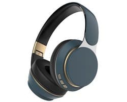 Bluetooth hoofdtelefoon – Over-ear – 65 uur speelduur – 1 stuks – Voor telefoon/PC/TV – blauw