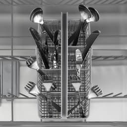 Inventum VVW6008AB vaatwasser - 12 couverts - Bestekmand - 5 programma’s - Deur opent automatisch - Startuitstel - Energielabel D - Vrijstaand - Zwart — thumbnail 5