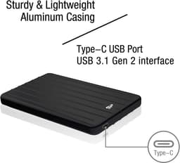Robuuste Externe SSD 2TB Draagbaar Supersnel USB-C voor Back-up — thumbnail 5