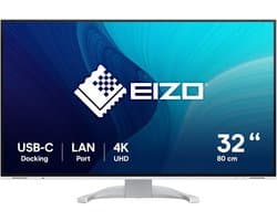 EIZO FlexScan EV3240X-WT LED display 80 cm (31.5") 3840 x 2160 Pixels 4K Ultra HD LCD Wit