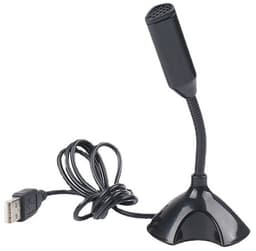 Verstelbare Ophalsboet Mini voor Laptop/Desktop Computers PC Microfoon, Plug and Play, Driver-Vrije Bureau Microfoon, Opnames, Spellen, Streaming, Podcasts. (3.5MM) — thumbnail 1