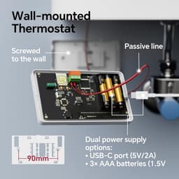 Slimme Wifi Thermostaat voor Gasgestookte CV-ketel - Programmeerbaar met Spraakbediening — thumbnail 5