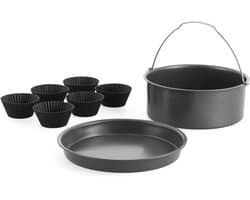 GreenPan Connect Airfryer XXL bakset set van 8