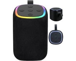 Lomera Bluetooth Speaker - Draadloze Speaker - Draagbare Bluetooth Speaker - Bluetooth Luidspreker - Draagbare Speaker - Mini Bluetooth Speaker - Bluetooth Speaker RGB - Bluetooth Speaker met RGB Verlichting