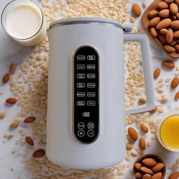 Automatische Notenmaker - Plantenmelk Machine - Verse Drankjes Maken - 8-in-1 Functionaliteit - 1000 ml Capaciteit - Zilverkleurig — thumbnail 5