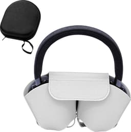 Case geschikt voor AirPods Max - Wit - Cover - Hoesje - Volledige Bescherming - Stevig — thumbnail 1