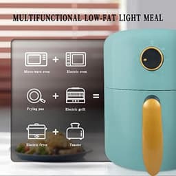 Heteluchtfriteuse - Airfryer - Gezond Koken - Rapid Air Technologie - 3 Liter - Groen — thumbnail 2