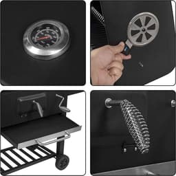 Mara Houtskoolbarbecue - BBQ - Smoker - Barbecues - Zwart - Metaal — thumbnail 4