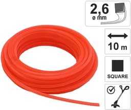 Touw voor grasmaaier 2,6mm x 10m vierkante doorsnede — thumbnail 3