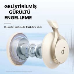 soundcore Space One by Anker - Draadloze Over-ear Koptelefoon - Headphones - Active Noise Cancelling, Multipoint Connection, 55 uur accuduur, Bluetooth 5.3, LDAC, Hi-Res Certified — thumbnail 15