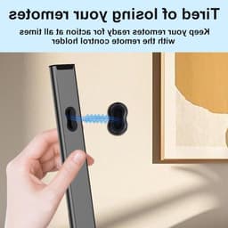 5-delige Magnetische Houder voor Afstandsbediening, Siliconen Zelfklevende Wandbevestiging voor TV, Thuis en Kantoor, Ideaal voor Organisatie en Opberging — thumbnail 2