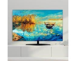 TV Protector Cover - Stofscherm Hoes - TV Scherm Beschermen - Half Gesloten Achterkant - 32-80 inch - TV Rijstveld