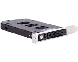 Interne Schijf Adapter - HDD Behuizing - Opslag Uitbreiden - PCI Slot Gebruik - 25 inch - Zilver