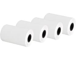 Thermisch Ontvangstpapier 57x40 mm - 4 Rollen Witte Papierrollen voor Kassasystemen en POS Printers