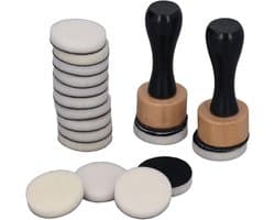 Mini Verf Mengborstels en Blending Tool Set met Vervangbare Schuim voor Embossing en Creatieve Projecten