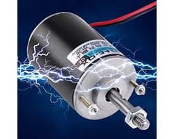 Mini Permanente Magneten DC Motor 12V/24V voor DIY Projecten - Hoge Snelheid, Laag Geluid, CW/CCW Controle tot 6000RPM