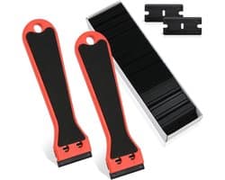 Scraper Set met 102 Kunststof Messen - Ideaal voor Schrapen, Klussen en Creatieve Projecten