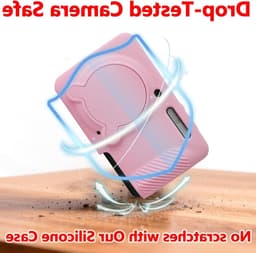 Beschermende Camera Case voor Kodak PIXPRO FZ55 - Zacht Siliconen Hoesje met Verwijderbare Lens Case, Antislip en Krasbestendig — thumbnail 2